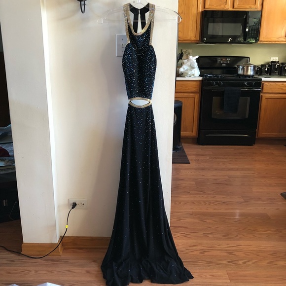 Jovani Backless Prom Dress - Picture 4 of 6